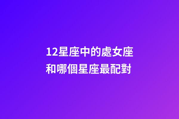 12星座中的處女座和哪個星座最配對-第1張-星座運勢-玄機派