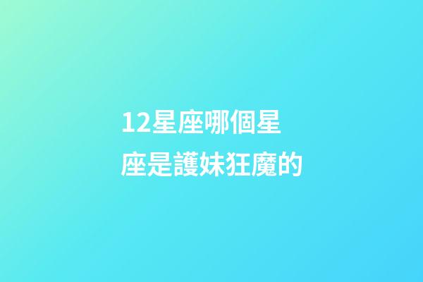 12星座哪個星座是護妹狂魔的-第1張-星座運勢-玄機派