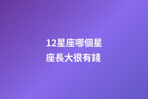 12星座哪個星座長大很有錢-第1張-星座運勢-玄機派