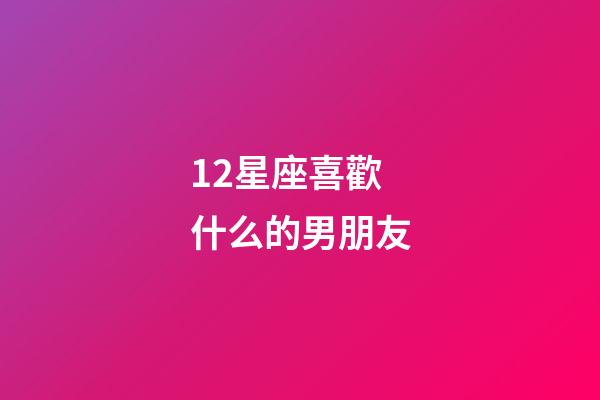 12星座喜歡什么的男朋友-第1張-星座運勢-玄機派