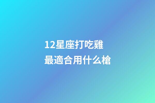 12星座打吃雞最適合用什么槍-第1張-星座運勢-玄機派
