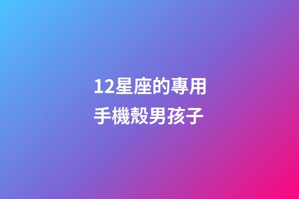 12星座的專用手機殼男孩子-第1張-星座運勢-玄機派