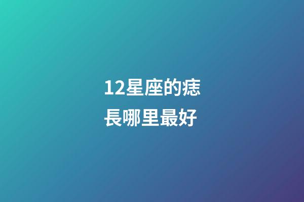 12星座的痣長哪里最好-第1張-星座運(yùn)勢-玄機(jī)派