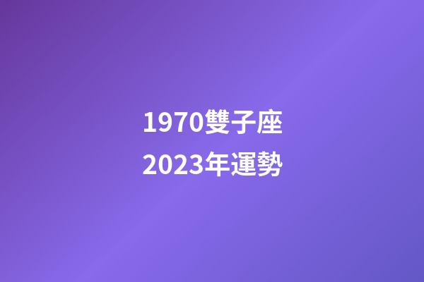 1970雙子座2023年運勢-第1張-星座運勢-玄機派