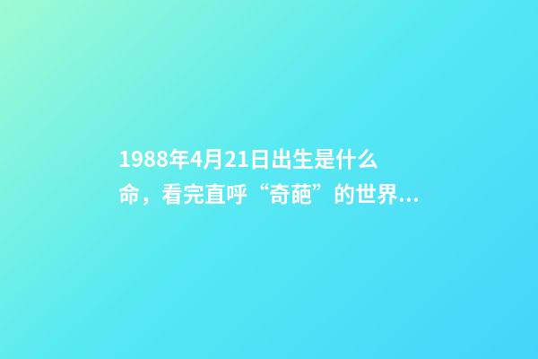 1988年4月21日出生是什么命，看完直呼“奇葩”的世界記錄-第1張-觀點-玄機派