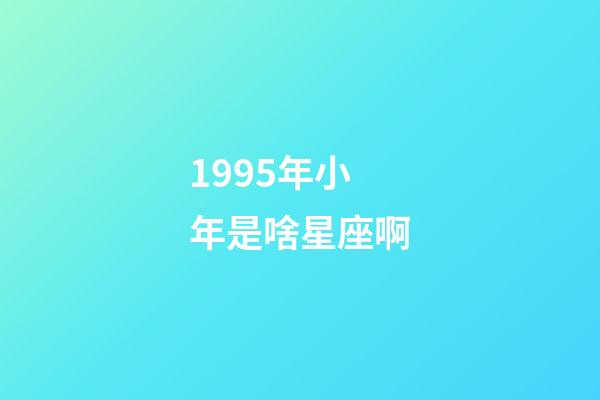 1995年小年是啥星座啊