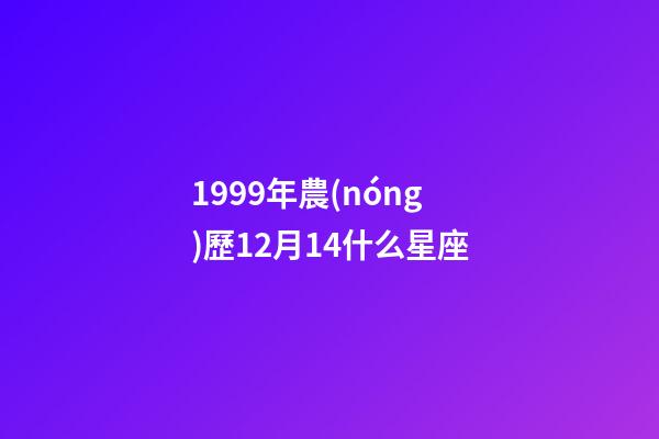 1999年農(nóng)歷12月14什么星座-第1張-星座運勢-玄機派