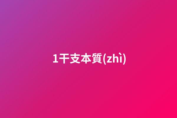 1.干支本質(zhì)