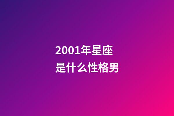 2001年星座是什么性格男-第1張-星座運勢-玄機派
