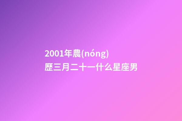 2001年農(nóng)歷三月二十一什么星座男-第1張-星座運勢-玄機派