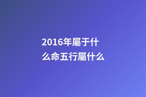 2016年屬于什么命五行屬什么(猴年必定升官又發財的4大生肖)-第1張-觀點-玄機派