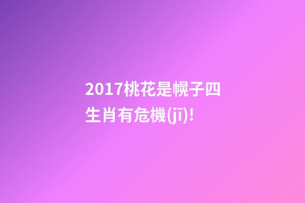 2017桃花是幌子四生肖有危機(jī)!-第1張-觀點(diǎn)-玄機(jī)派
