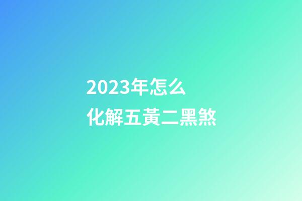2023年怎么化解五黃二黑煞