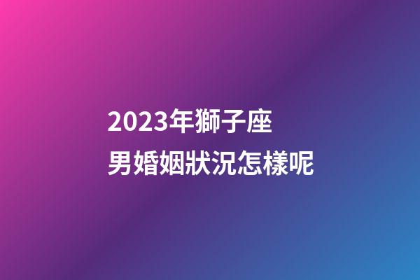 2023年獅子座男婚姻狀況怎樣呢-第1張-星座運勢-玄機派