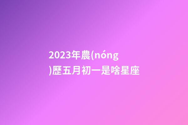2023年農(nóng)歷五月初一是啥星座-第1張-星座運(yùn)勢-玄機(jī)派