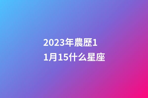 2023年農歷11月15什么星座-第1張-星座運勢-玄機派