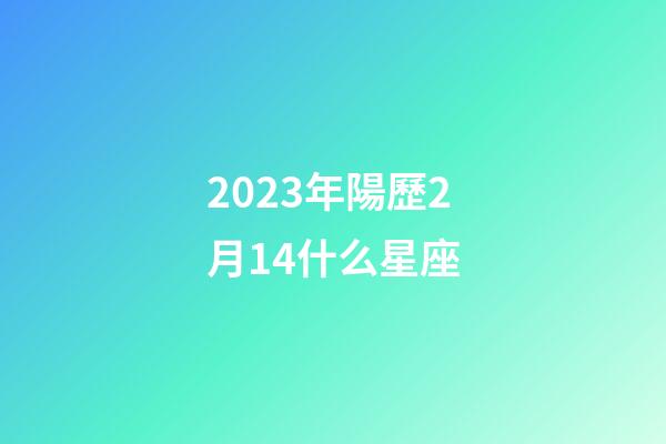 2023年陽歷2月14什么星座-第1張-星座運勢-玄機派