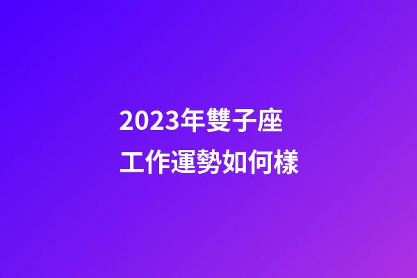2023年雙子座工作運勢如何樣-第1張-星座運勢-玄機派