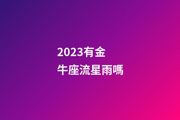 2023有金牛座流星雨嗎-第1張-星座運勢-玄機派