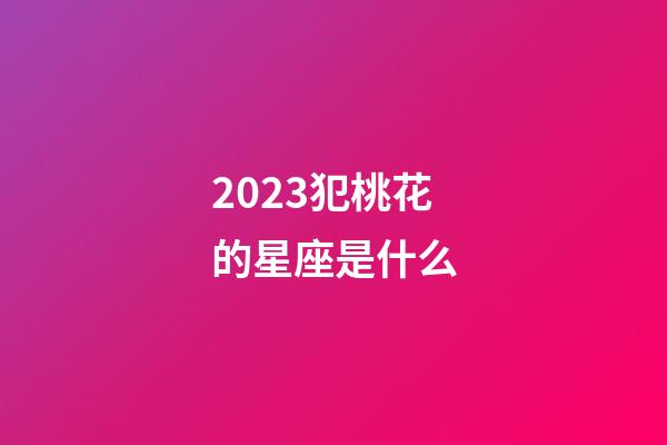2023犯桃花的星座是什么-第1張-星座運勢-玄機派