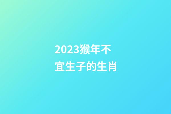 2023猴年不宜生子的生肖