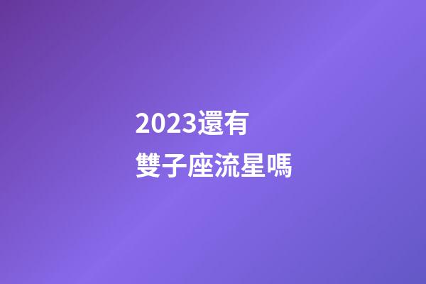 2023還有雙子座流星嗎-第1張-星座運勢-玄機派