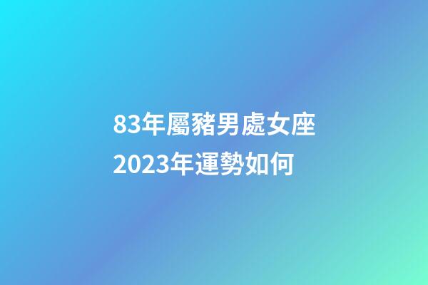 83年屬豬男處女座2023年運勢如何-第1張-星座運勢-玄機派