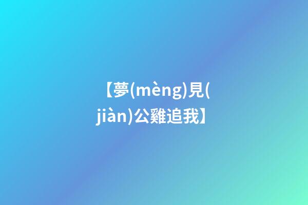 【夢(mèng)見(jiàn)公雞追我】