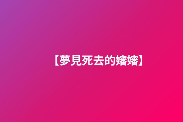 【夢見死去的嬸嬸】