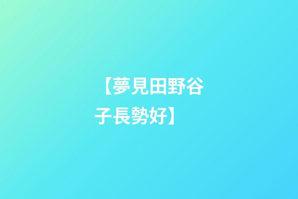 【夢見田野谷子長勢好】