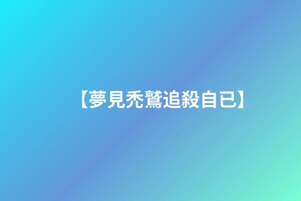 【夢見禿鷲追殺自已】