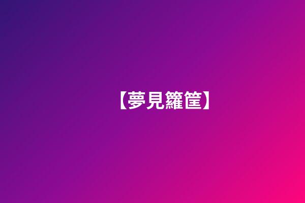 【夢見籮筐】