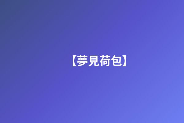 【夢見荷包】