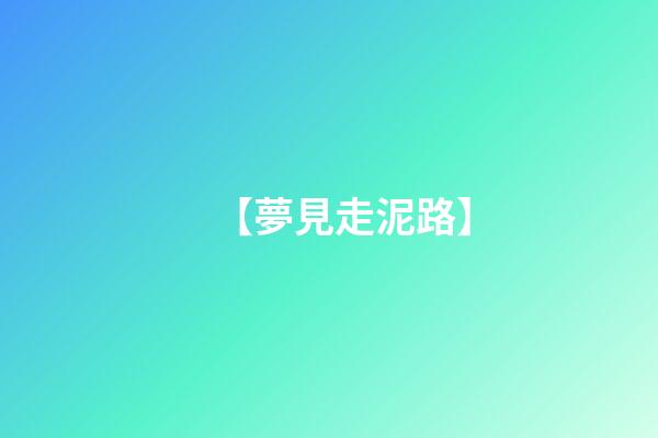 【夢見走泥路】