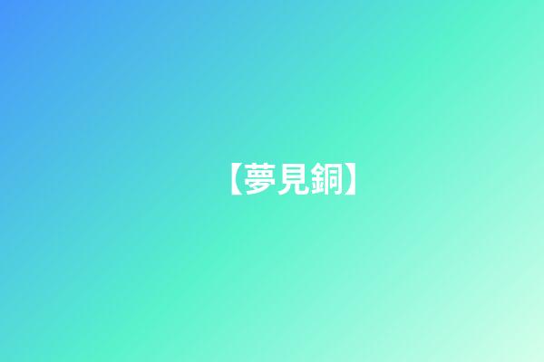【夢見銅】