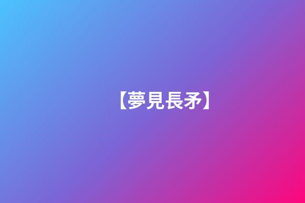 【夢見長矛】