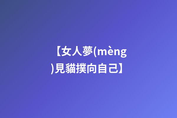 【女人夢(mèng)見貓撲向自己】