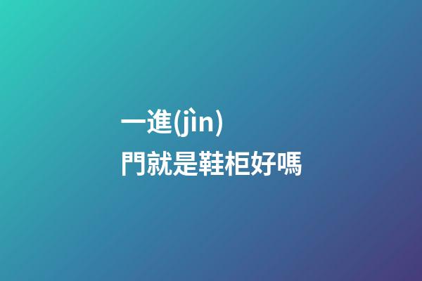 一進(jìn)門就是鞋柜好嗎