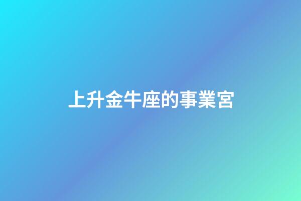 上升金牛座的事業宮-第1張-星座運勢-玄機派