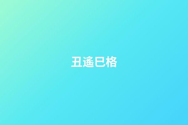 丑遙巳格