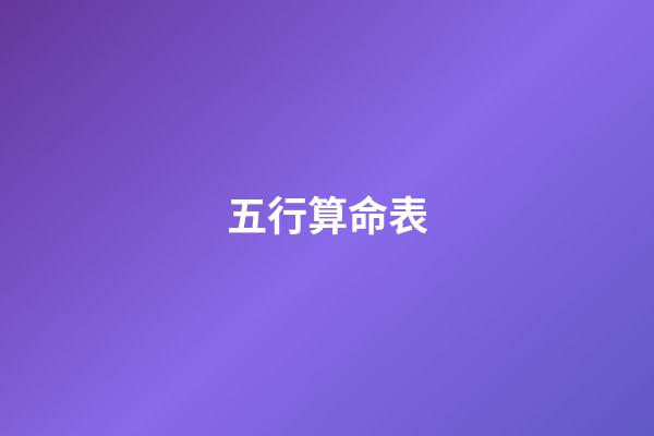 五行算命表(代代相傳面相五行歌訣，觀相推命，化繁為簡!)-第1張-觀點-玄機派