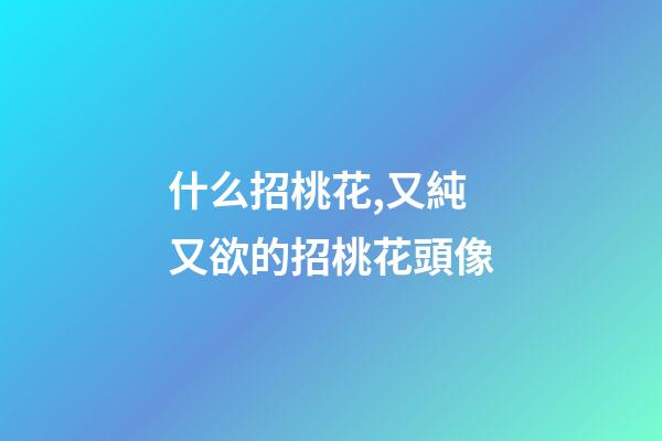 什么招桃花,又純又欲的招桃花頭像-第1張-觀點-玄機派