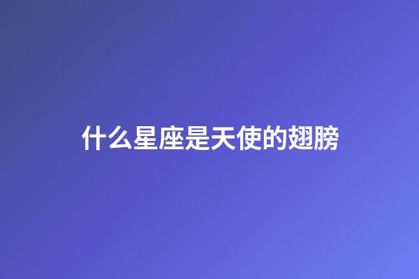 什么星座是天使的翅膀-第1張-星座運勢-玄機派