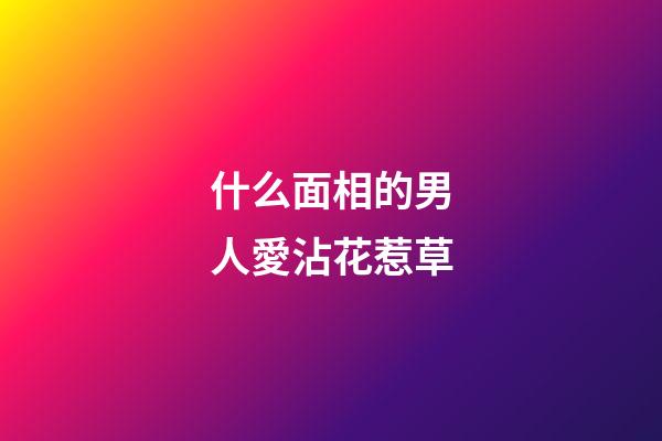 什么面相的男人愛沾花惹草