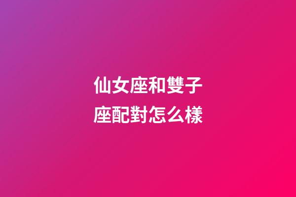 仙女座和雙子座配對怎么樣-第1張-星座運勢-玄機派