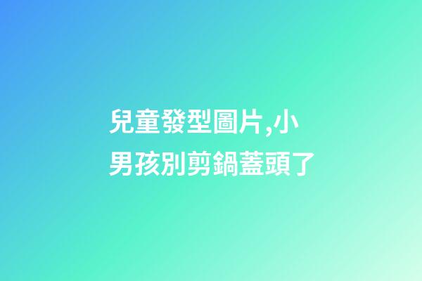 兒童發型圖片,小男孩別剪鍋蓋頭了-第1張-觀點-玄機派
