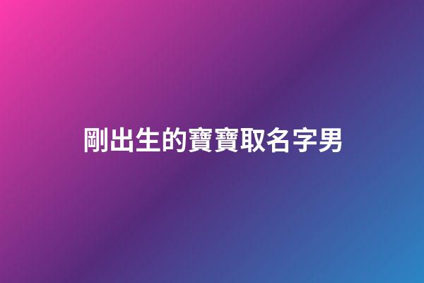 剛出生的寶寶取名字男(剛出生的男孩取什么名字好)-第1張-男孩起名-玄機派