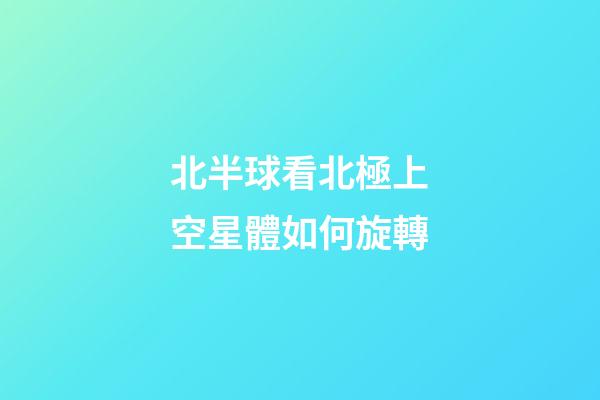 北半球看北極上空星體如何旋轉-第1張-星座運勢-玄機派