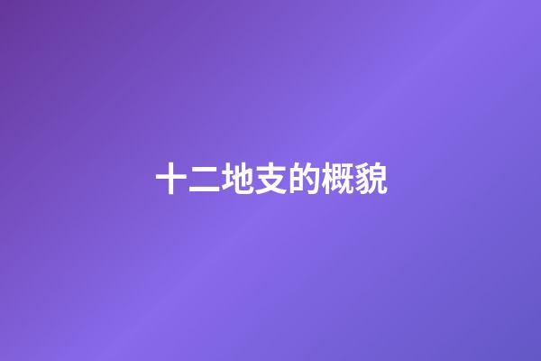 十二地支的概貌