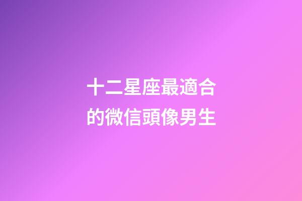 十二星座最適合的微信頭像男生-第1張-星座運(yùn)勢-玄機(jī)派